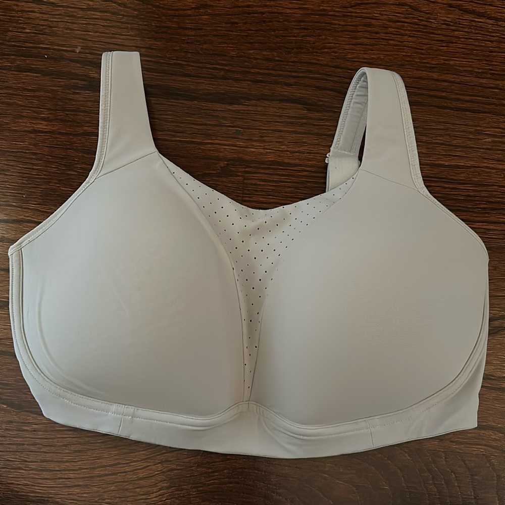 lululemon athletica Light Gray/Beige Sports Bra